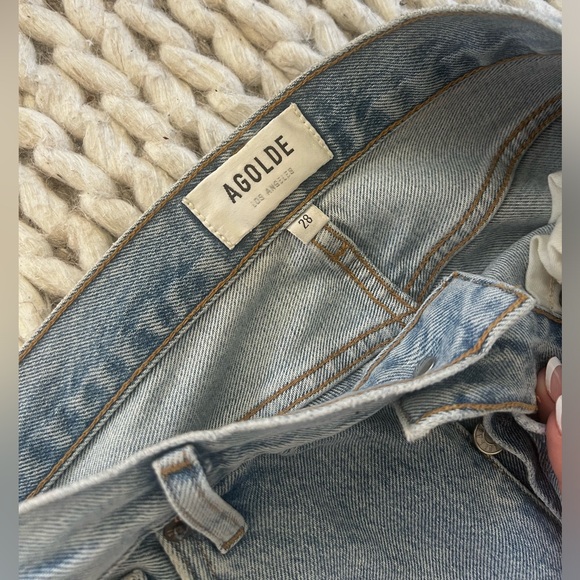 Agolde Lana straight in riptide size 28 - Picture 2 of 4